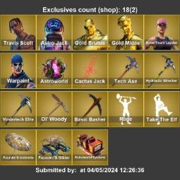 ✨[PC/PSN/XBOX] 58 Skins 💎 OG STW 💎 Travis Scott 💎 Astro Jack 💎 Customized Captain 💎 Galaxy Scout 💎 Ninja 💎 Full Access 💎 Instant Delivery #496✨ 4